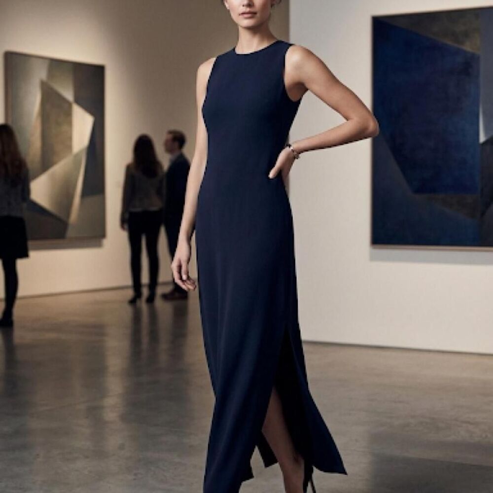 Unbranded Women's Navy and Blue Dress Size 2